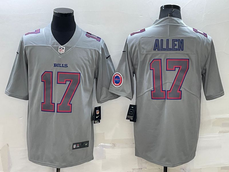 Men Buffalo Bills #17 Allen Grey 2022 Nike Limited Vapor Untouchable NFL Jersey
